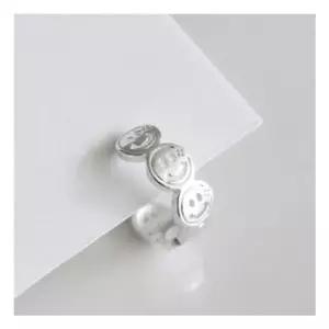 (Silver925) Smile cover one touch earring