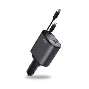 시거잭고속충전기 rozet 차량용 시거잭 고속 릴타입충전기 4in1 RX-6420
