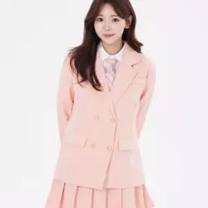 금장 4버튼 베이직 여자자켓 세트 교복 학생복