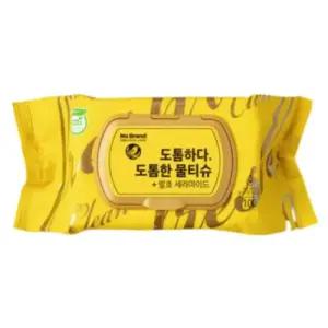 노브랜드 도톰한 물티슈 캡형 100매 [5팩]