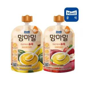 매장정품 매일유업 맘마밀 혼합 바나나단호박 100g 사과와고구마 각 10팩 297743