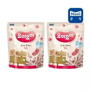매장정품 매일유업 요미요미 유기농쌀과자 빨강 25g(12개월) 8봉 297731