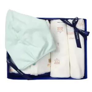 [갤러리아] (압소바출산,백일세트)베아트7부우주복(모자)+손수건10장세트(A13-10607SET)