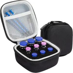 Vamctry 9 슬롯 인슐린 바이알 프로텍터 케이스 환자용 정리 봉투 표준 1ml 및