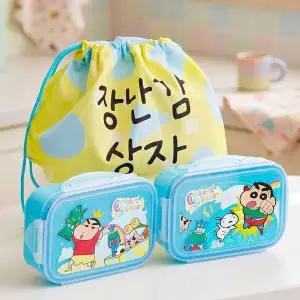 [골드스마일]짱구 피크닉 2단 도시락 가방세트(장난감)