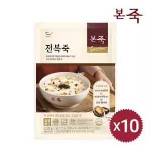 본죽 파우치 전복죽 200g 10팩