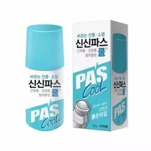 신신파스 쿨 연고 60g 바르는 롤온 타입 1개
