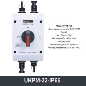 태양광 전기 아이솔레이터 스위치 DC UKPM-32 V 야외 방수 IP66