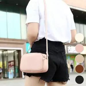 여성핸드백 학생가방 데일리 심플레더 미니 크로스백