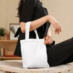 ( )나만의 무지 에코백 2p세트(24x26.5cm) (화이트) 캔버스백 천가방 데일리백 캔버스가방