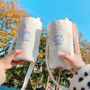스토어 연 캔버스텀블러백 예쁜가방 미니크로스백