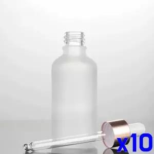 (옵션 D-100ml)휴대용 스포이드유리병 화장품소분용기 100ml x10개