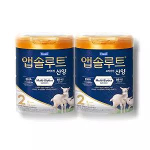 앱솔루트 산양 분유 2단계 750g, 2개