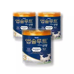 앱솔루트 산양분유 3단계 750g, 3개