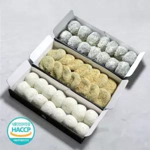 굳지않는 전통 떡 에디션E1 선물세트 [찹살떡840g+콩쑥개떡840g+쑥두텁떡840g]