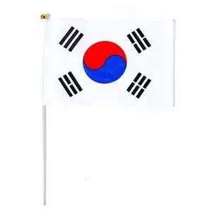 [룽스_66]경기 응원용 미니 깃발 태극기 국기 14x21cm