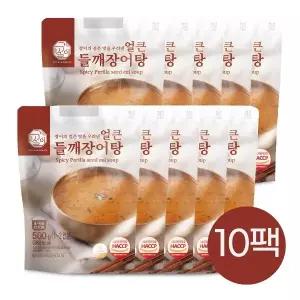 장어의 깊은 맛을 우려낸 얼큰 들깨장어탕 500g 1~2인분 X 10팩 I