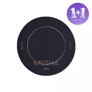 [1+1][미샤] 스테이 쿠션 하이커버 SPF30/PA＋＋ (21호 바닐라) 14g