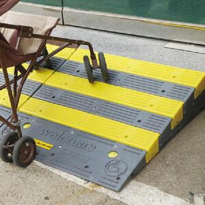 진입판 K-RAMP 블럭업 700xH70mm 점포경사로 상가 휠체어 유모차 경사판 오름판