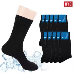 [BYC] 여름 신사정장양말 망사 장목/중목 쿨 남성양말 10족