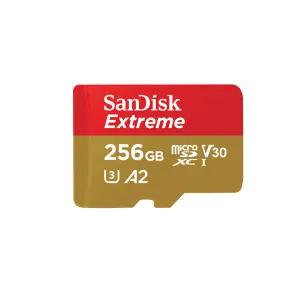 샌디스크 MicroSDXC Class10 Extreme 256GB SQXAV 4K 마이크로SD카드 메모리카드 블랙박스 홈카메라 액션캠 휴대폰 口