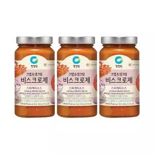 청정원 비스크로제 파스타소스 600g, 3개