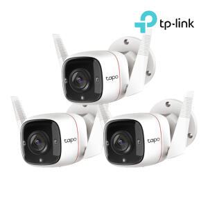 티피링크 Tapo C310 3팩 실외용 CCTV WiFi 적외선 카메라 3세트 홈캠