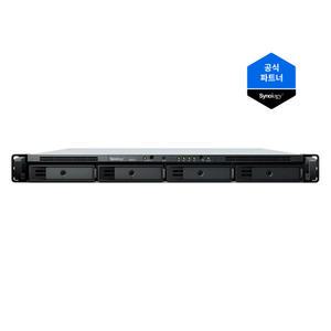 RS822+ 4베이 렉타입 NAS 스토리지 48TB [12TBX4] (초기 및 모든설정 무료원격지원) 도시바N300 HDD