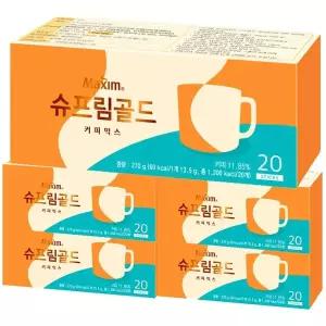 동서 맥심 슈프림골드 커피믹스 100T (20개입x5개)