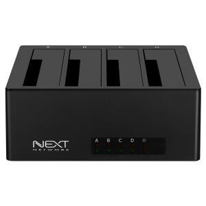 USB3.0 4Bay DATA Docking Station e-SATA 2.5형, 3.5형 SATAI,II,III HDD 및 SSD사용가능 NEXT-644DU3