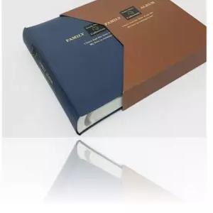 접착식 사진앨범 양장식 사진첩 대형 52매