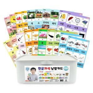 [자석나라]-한글 자석 낱말카드 240pcs (다용도보관함)