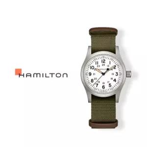 해밀턴 카키필드 메카니컬 38mm 나토 남자시계 H69439411