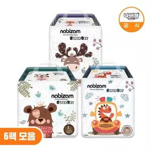 [나비잠] 기저귀 슈퍼드라이 팬티 6팩 모음