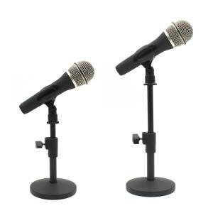 디보이스 DS-12 탁상용 메탈 마이크 스탠드 높이조절 거치대 마이크용 홀더 2종 포함