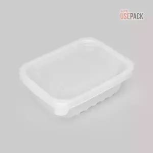 EH 사각 반죽용기 소 600개 BOX 반투명 세트 미니 일회용 밀폐용기