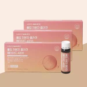 메디맥스 풀업 300달톤 초저분자 콜라겐 4000mg 고함량 석류 앰플, 3개 42회분