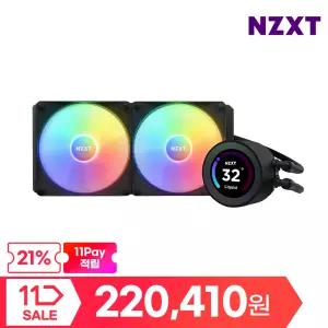 NZXT KRAKEN ELITE 280 RGB 블랙 CPU쿨러 수냉쿨러 [21%][220,410 WON + 11pay 추가 지급]