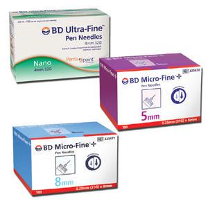 BD 인슐린 펜니들 32G 4mm, 31G 5mm, 31G 8mm 주사침 바늘 당뇨 주사기 공단 소모성 재료