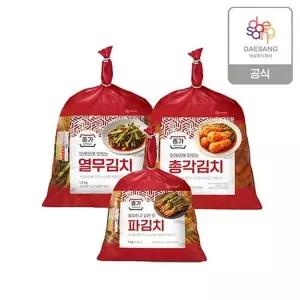 [종가] 파1kg+총각1.4kg+열무1.5kg