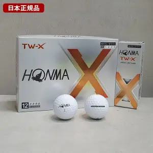 [혼마] 2024 TW-X 3피스 우레탄 화이트 골프공 12구 병행