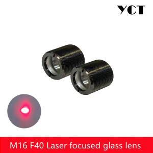 유리 접착 포커싱 콜리메이팅 레이저 렌즈 평면 볼록 콘덴서 공장 공급 YCT M16