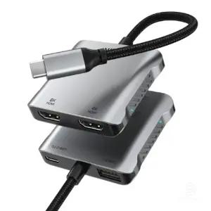 8K 4K C to HDMI 컨버터 DP ALT MODE 듀얼모니터 화면확장 어댑터 변환 분배기 확장기 아답터 젠더 모드 지