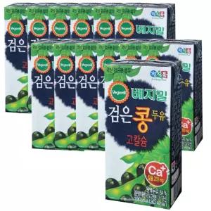 정식품 베지밀 검은콩 고칼슘 두유 190ml x24팩 검은참깨