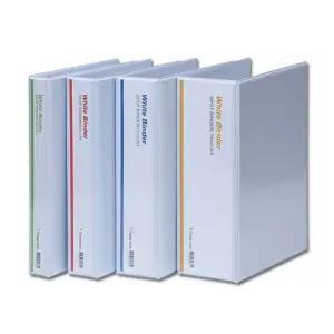 백색 투명 사다리 바인더 PP A4 7cm/보관 파일 문서 정리 화일 다용도 D링 사무용 오피스 학교 회사 문구