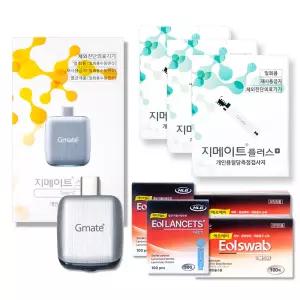 지메이트 스마트 플러스 C타입 혈당측정기 +시험지150매+침210개+솜200매 혈당계