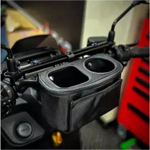오토바이 2구 컵홀더 멀티바 거치대 수납 가방 크로스바 핸들바 걸이 홀더 PCX XMAX NMAX 포르자 배달대행