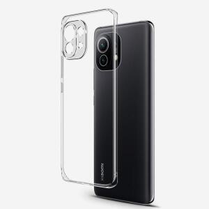샤오미 11 라이트 5G NE 투명 TPU 실리콘 소프트 케이스, 4G 커버