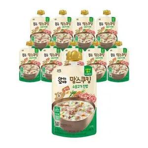 [남양][G] 남양 맘스쿠킹 이유식 소불고기 진밥 (12개월) 10개