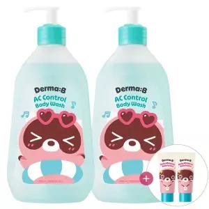 (도구리 콜라보) AC컨트롤 바디 워시 420ml 1+1+튜브견본2개(랜덤)